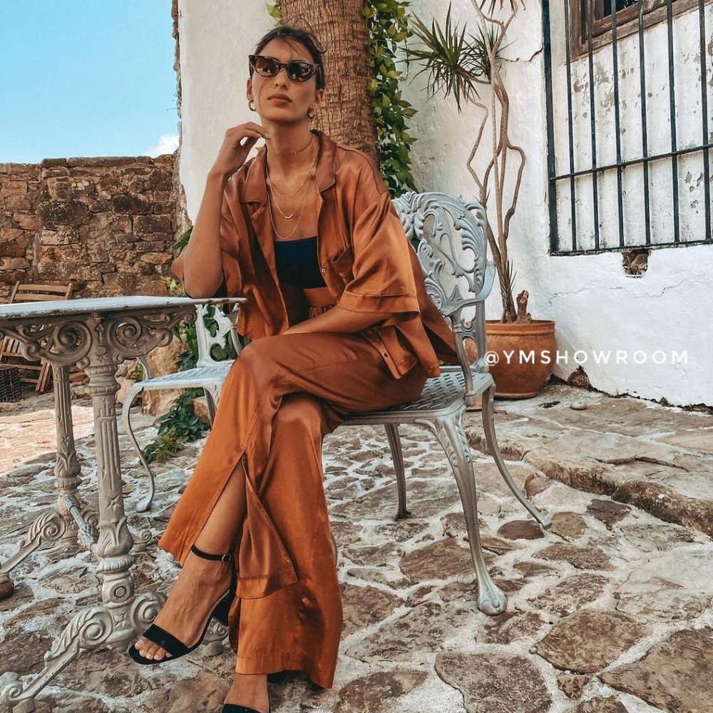 ZARA Satin pants